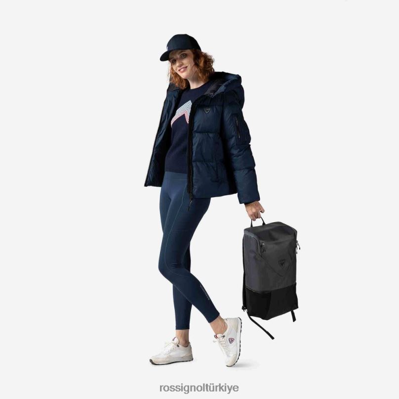 Rossignol dağ yuvarlak yakalı üst koyu lacivert kadınlar üstler F0TFH885